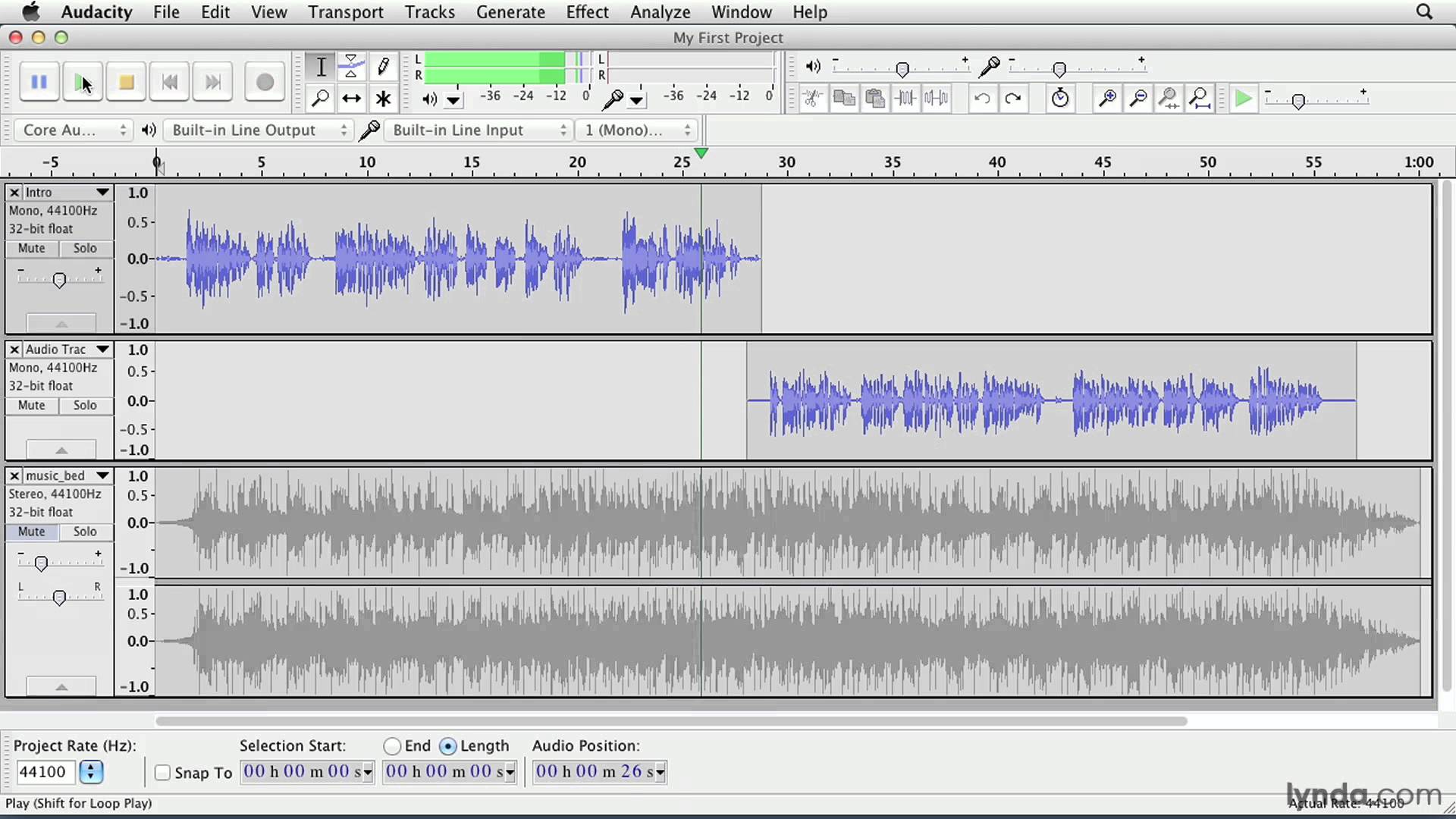 audacity record from sound card