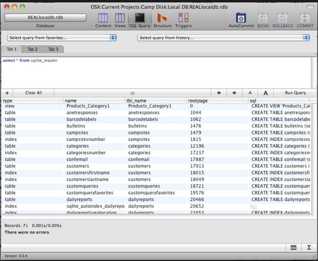 database program for mac and windows