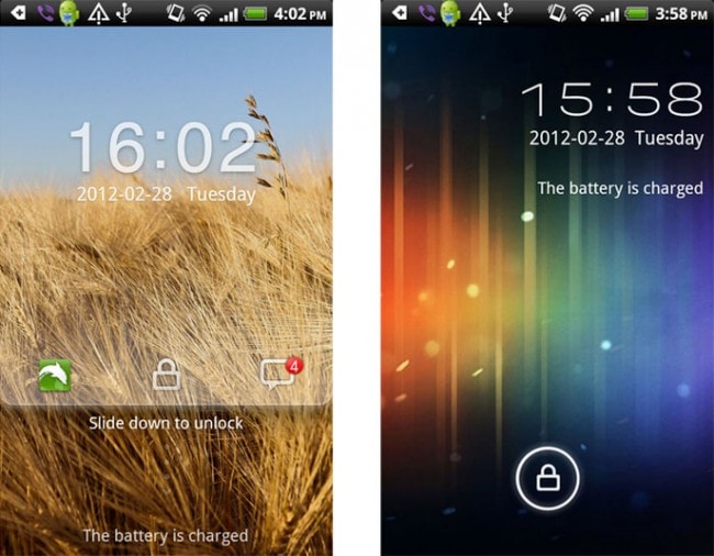 android lock screen app: GO Locker