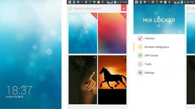 android lock screen app: MixLocker