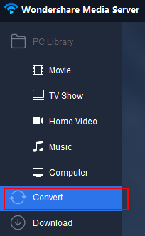 Click the Stream button to convert category
