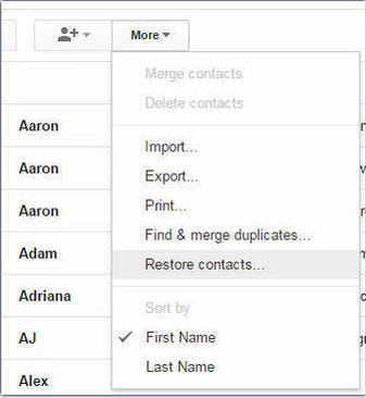 How to Retrieve Deleted Contacts from Gmail/Outlook/Android/iPhone