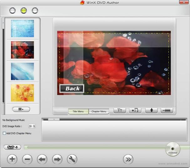 WinX DVD Author DVD writer software