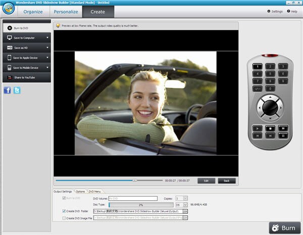 convert photos to video/DVD