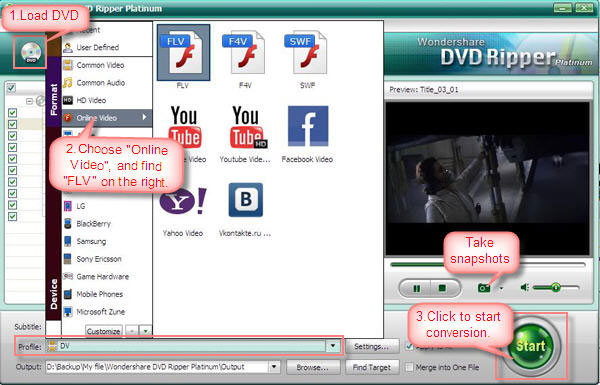 DVD to FLV Converter
