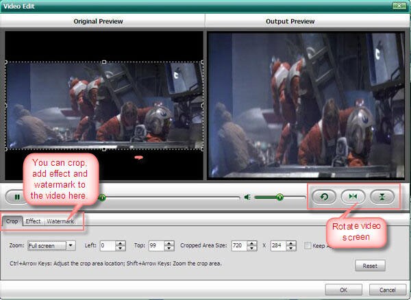 edit video with DVD to WMV Converter