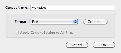 convert MOV to FLV