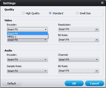 convert vob format to mpeg format