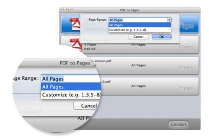 Convert PDF to Pages