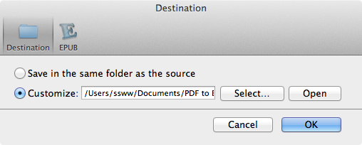 Customize the output EPUB eBook
