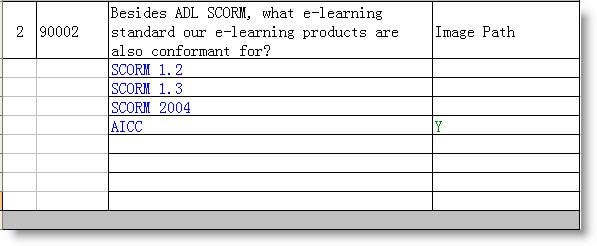 create quizzes -multiple choice question 