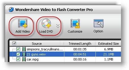 how to convert DVD Video to SWF