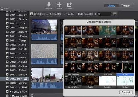 iMovie 11 Special Effects