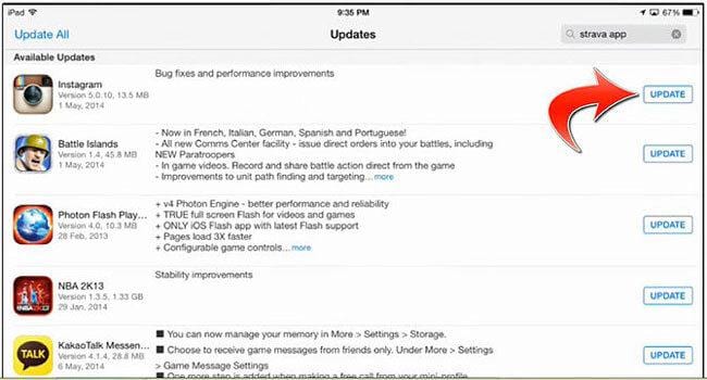 update apps before upgrading to iOS 8