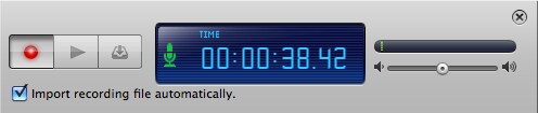 record ringtone