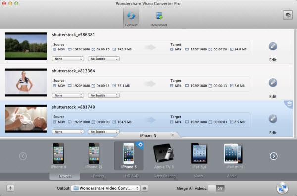 MKV to iPod converter, iPod output