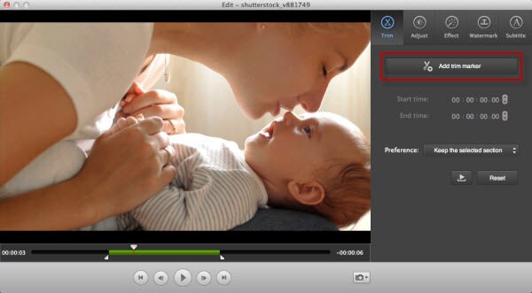edit video for iPhone