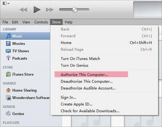 transferring purchased items from ipad to itunes library