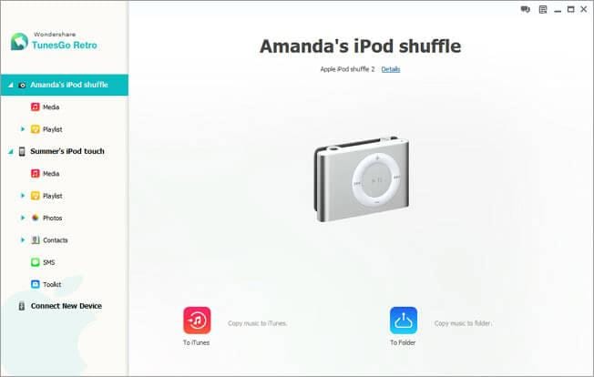 transfer music from ipod shuffle to ipod touch