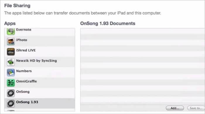 itunes file sharing iphone