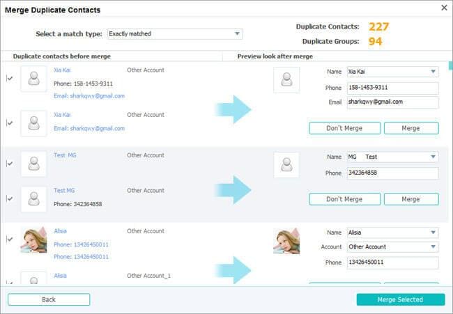 how to manage contacts in cloud