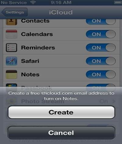 sync iphone with icloud