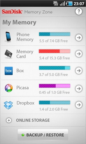 manage memory for android