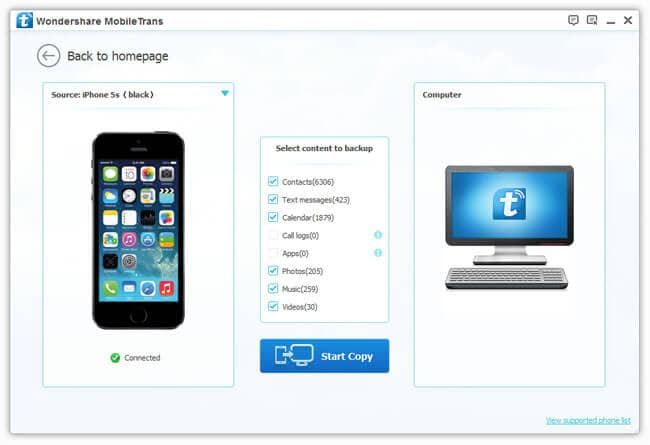 transfer contacts from ios to samsung