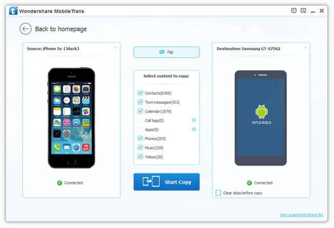 transfer iphone to android