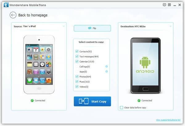 how to transfer music from ipod to android