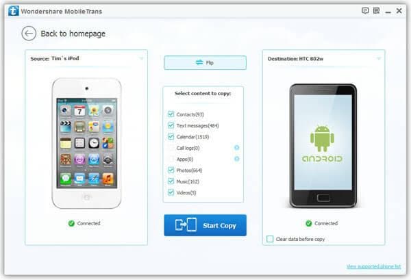 ipod to android