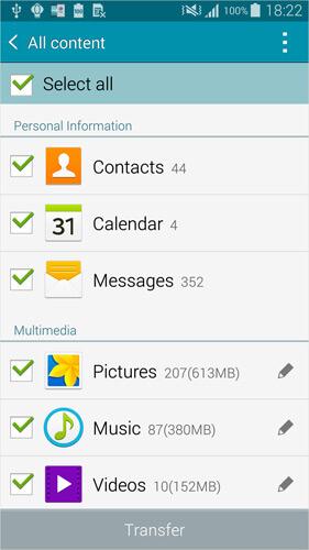 how to transfer contacts from samsung to Samsung