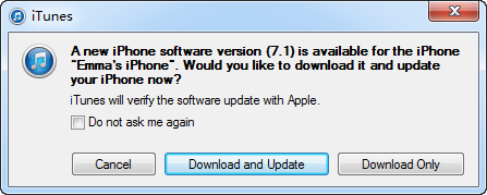 how to upgrade to iOS 7.1