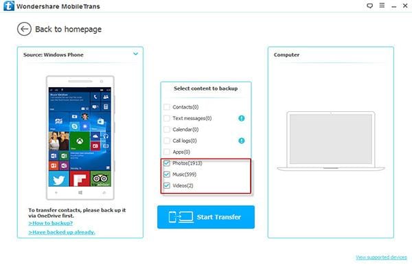 Free solutions to backup and restore windows phone