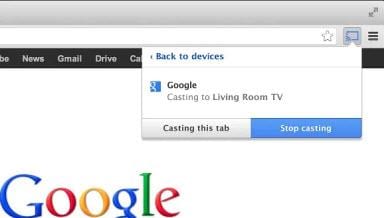 cast from chrome browser