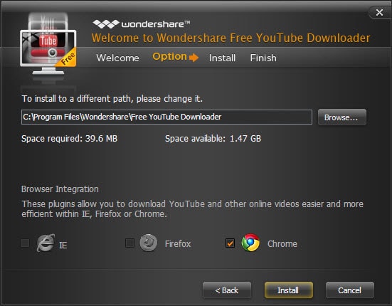Free YouTube Video Downloader installation
