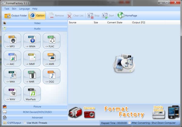 mp3 converter format factory free download