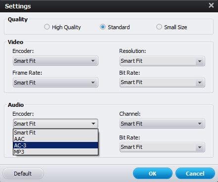 convert aac to ac3