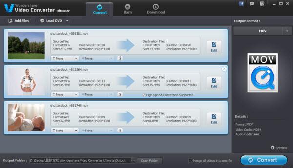 MP4 to mov converter