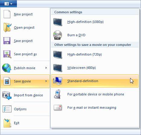 convert a WLMP file to mp4