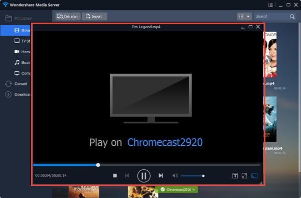 Stream your media files to TV
