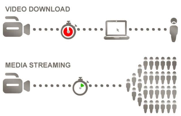 streaming and downloading an online video