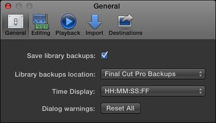 manage libraries in fcp