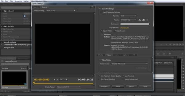 Export videos in Adobe Premiere