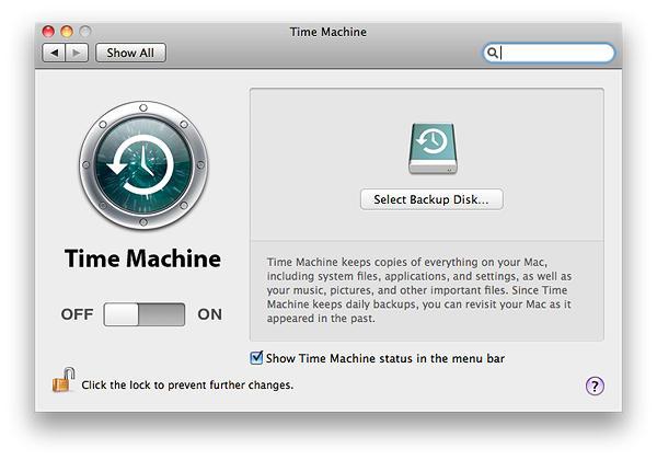 use time machine to backup iphoto