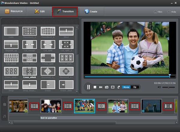 Vivideo user guide - transition