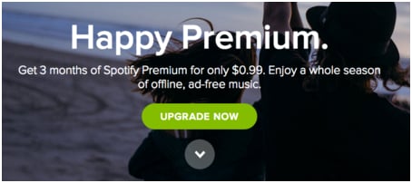 Listen to spotify music free via spotify 3 months  free