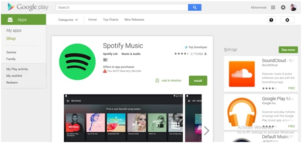Guides for spotify APK download