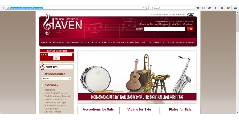  instrument store Online
