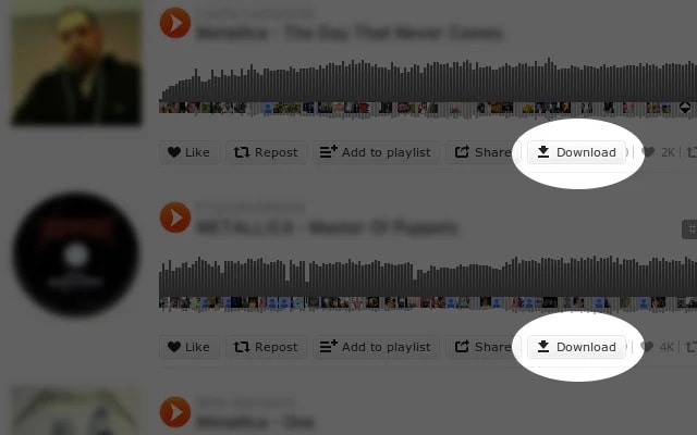 Soundcloud Downloader free with Google chrome